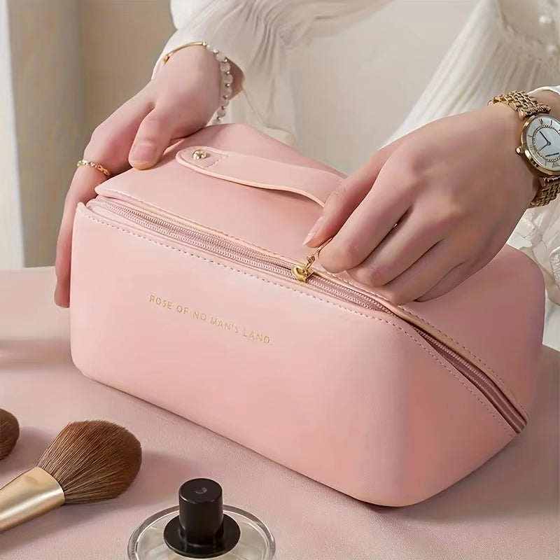 Women's grooming bag, makeup bag, storage bag, luxury ladies' box,Large capacity cute and luxurious travel makeup bag