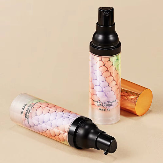 Three-color Repair And Isolation Cream Protective Primer Before Makeup Moisturizing Isolation Milk